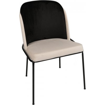 Doris tuolisarja - Musta/kermanvalkoinen