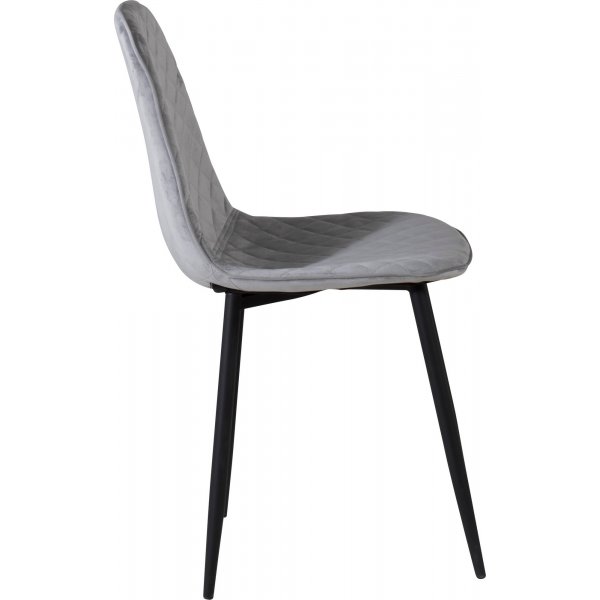 Bridge Diamond ruokapöydän tuoli - Harmaa sametti Bridge Diamond ruokapöydän tuoli - Harmaa sametti