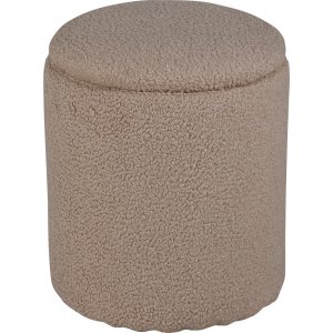 Lotten pouf - beige nalle