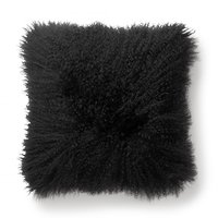 Shansi tyynynpäällinen lampaannahkaa - musta Shansi tyynynpäällinen lampaannahkaa - musta