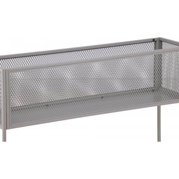 Teo kohokuviohylly - Vaaleanharmaa Teo kohokuviohylly - Vaaleanharmaa