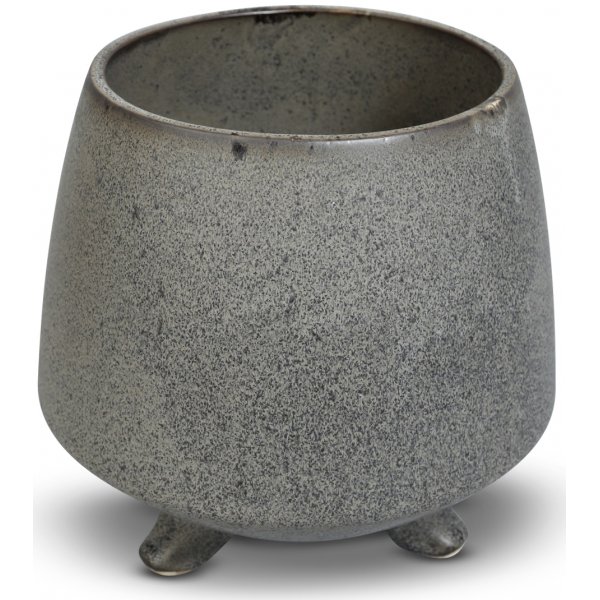 Dreja-ruukku kolmella jalalla k. 12,8 cm - Harmaa