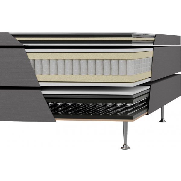 Snky 160x200 cm beige 5-vyhykkeinen