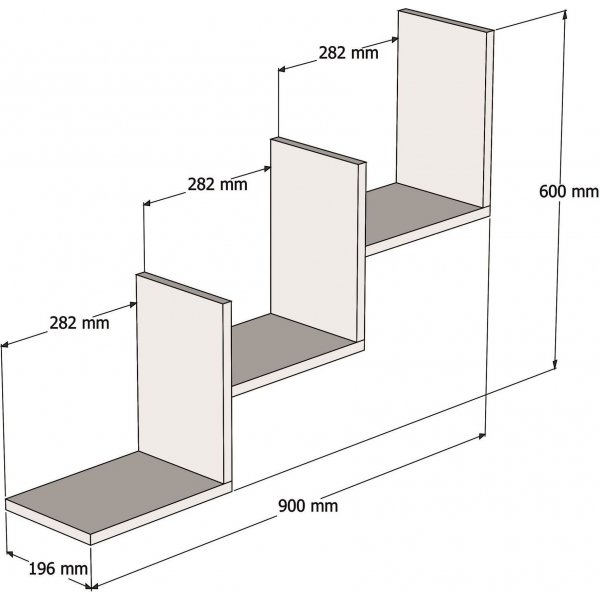 Mist seinähylly - pähkinä Mist seinähylly - pähkinä