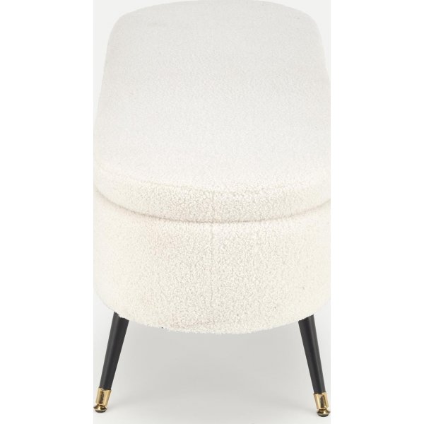 Penkki säilytystilalla, luonnonvalkoinen, 120 cm leveä Penkki säilytystilalla, luonnonvalkoinen, 120 cm leveä