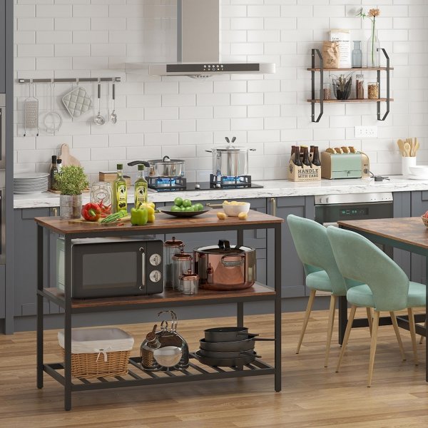 Aleksin keittiösaari - Ruskea/musta Aleksin keittiösaari - Ruskea/musta