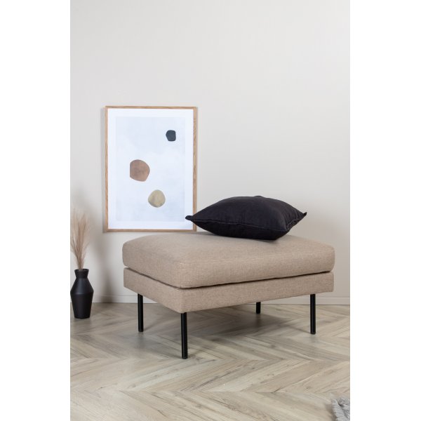 Eden-pouf - Ruskea kangas Eden-pouf - Ruskea kangas