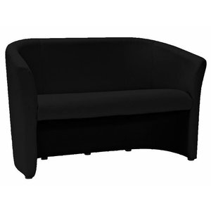 Kahden istuttava Lilyanna-sohva - Musta + Huonekalujen hoitosarja tekstiileille