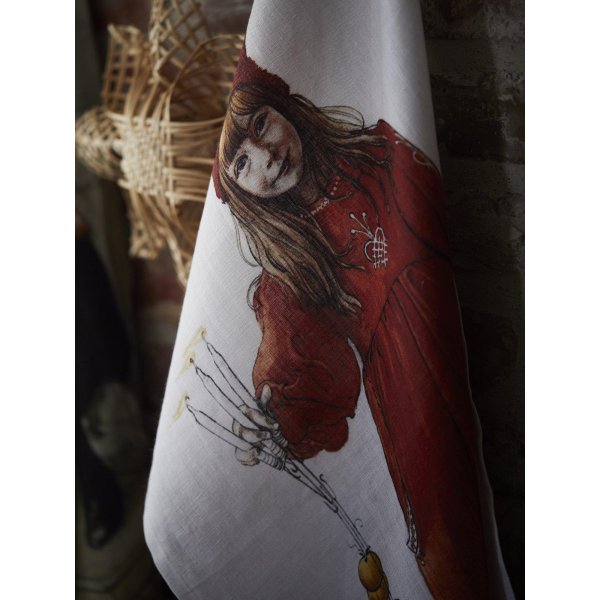 Idun keittipyyhe 50 x 70 cm - punainen