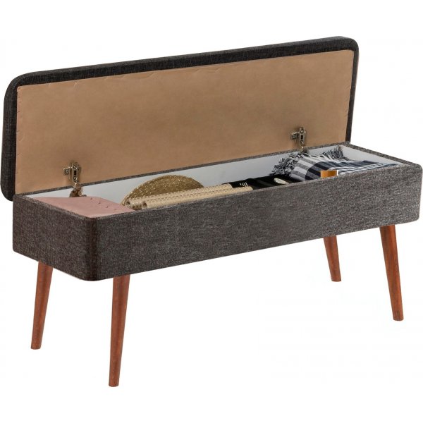 Vina penkki - pähkinä/antrasiitti Vina penkki - pähkinä/antrasiitti