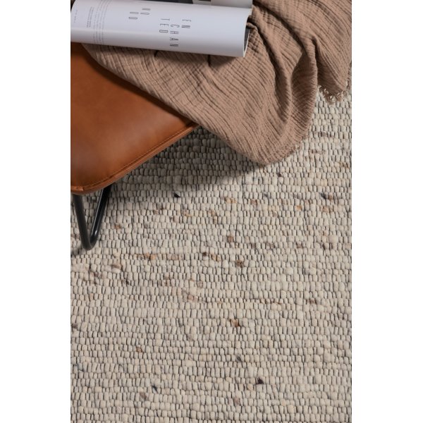 Pontus-villamatto - Valkoinen/beige