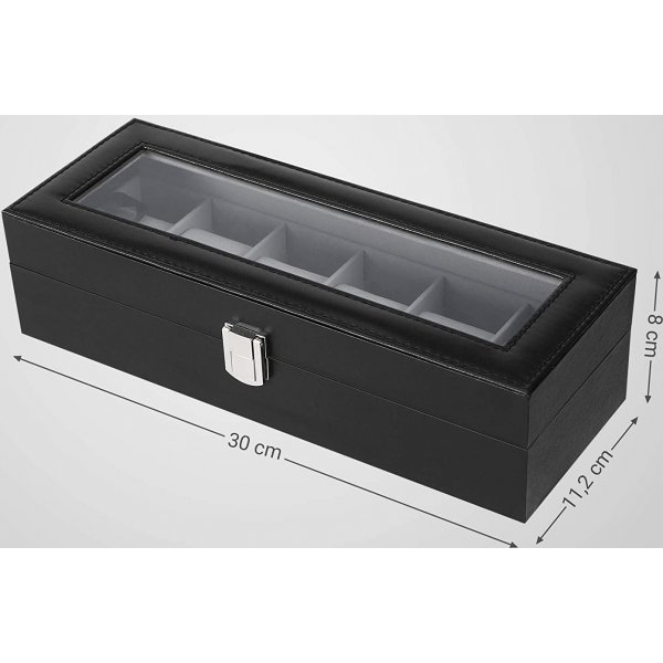 Tempus kellolaatikko - musta