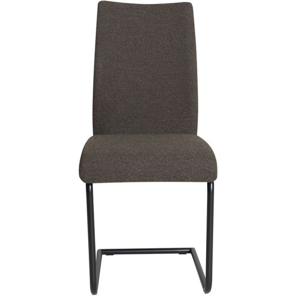 Lina ruokatuoli - Tummanruskea boucle-kangas Lina ruokatuoli - Tummanruskea boucle-kangas