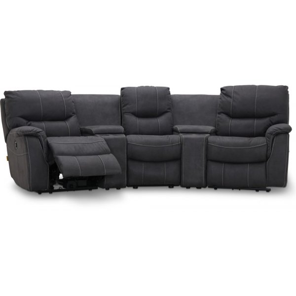 Rom mekanismisohva (Biosohva) - 3-istuttava (sähköinen), harmaa mikrokuitukangas + Huonekalujen tekstiilien puhdistus Rom mekanismisohva (Biosohva) - 3-istuttava (sähköinen), harmaa mikrokuitukangas + Huonekalujen tekstiilien puhdistus