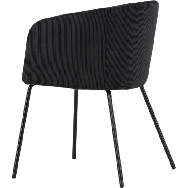 Berit ruokapöydän tuoli - Musta vakosametti Berit ruokapöydän tuoli - Musta vakosametti