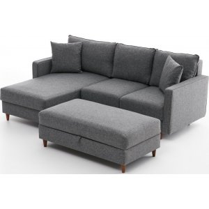Eca divaani sohva vasen - harmaa