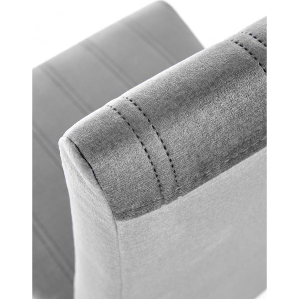 Tuoli Heather - Harmaa samettia & puuta Tuoli Heather - Harmaa samettia & puuta