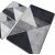 Shards kylpyhuonemattosarja (3 kpl) - Harmaa - 60 x 100 cm (1 kpl) / 50 x 60 cm (2 kpl)