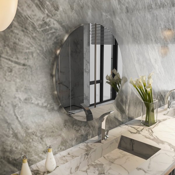 Onean peili - Tummanharmaa/hopea Onean peili - Tummanharmaa/hopea