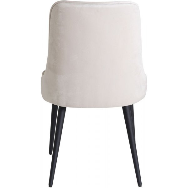 Zeus tuoli - Musta / beige sametti Zeus tuoli - Musta / beige sametti