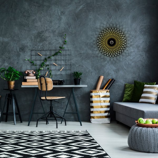 Fellini seinävalaisin 987 - musta Fellini seinävalaisin 987 - musta