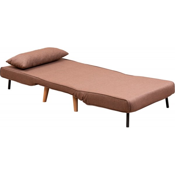 Taitettava nojatuoli - ruskea Taitettava nojatuoli - ruskea