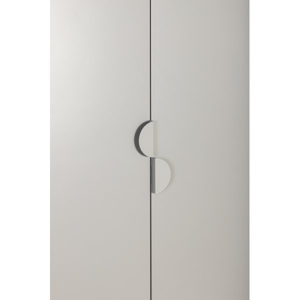 Alexander-vaatekaappi - vaaleanharmaa