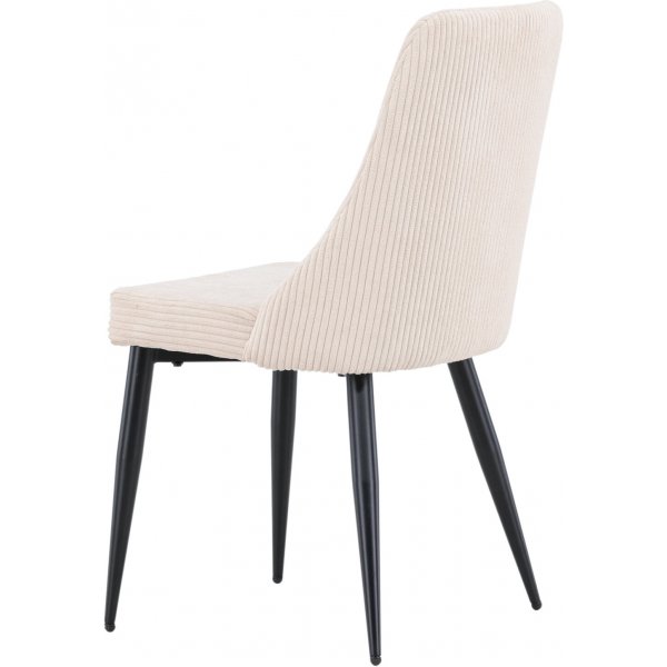 Leone ruokatuoli - beige vakosametti Leone ruokatuoli - beige vakosametti