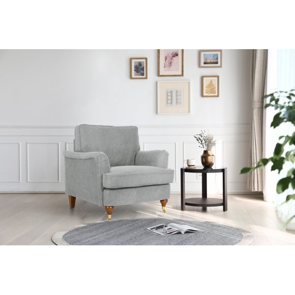 Nojatuoli Howard Watford Deluxe - Harmaa (Kangas) + Huonekalujen tahranpoistoaine Nojatuoli Howard Watford Deluxe - Harmaa (Kangas) + Huonekalujen tahranpoistoaine