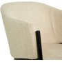 Istuttava ruokailuryhm, ruokapyt ja 4 Stacey samettituolia - musta/beige