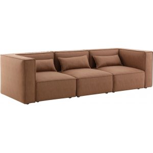 Nees modulaarinen sohva konjakki (sametti) combo 4