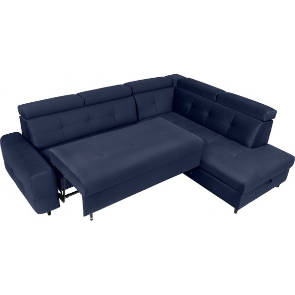 Matras kulmasohva avop��ll� oikealla - Sininen