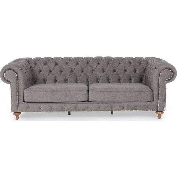 London 3-istuttava sohva - harmaa