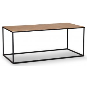 Mio sohvapöytä 120 x 60 cm - tammi / musta Mio sohvapöytä 120 x 60 cm - tammi / musta
