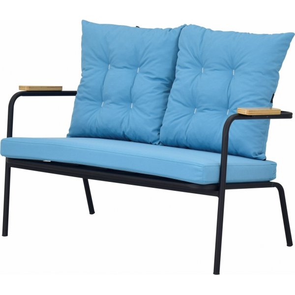 Bremenin puutarhakalusteet - Sininen/musta + Huonekalujen tekstiilien hoito Bremenin puutarhakalusteet - Sininen/musta + Huonekalujen tekstiilien hoito