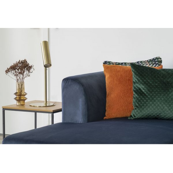 Valkoinen sivupöytä 45 x 45 cm - Musta/tammi jäljitelmä Valkoinen sivupöytä 45 x 45 cm - Musta/tammi jäljitelmä