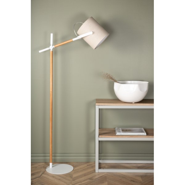 Ruff-lattiavalaisin - valkoinen Ruff-lattiavalaisin - valkoinen