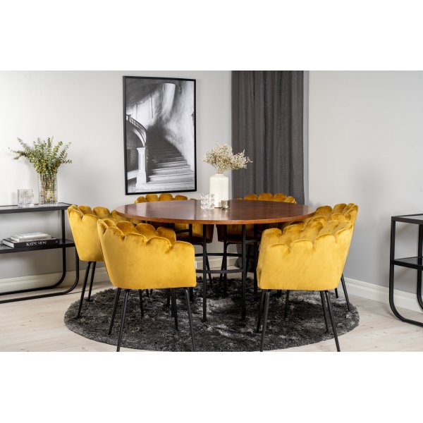 Halmstad nojatuoli - keltainen Halmstad nojatuoli - keltainen