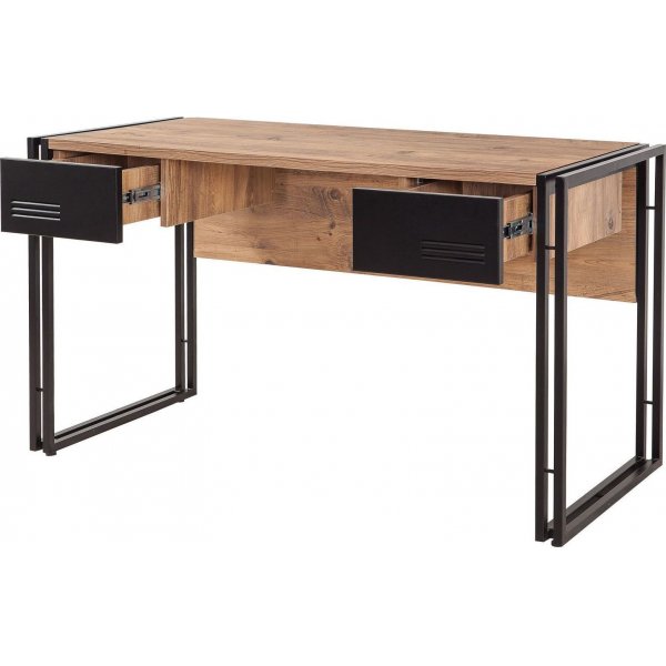Cosmo Siesta kirjoituspöytä 139x60 cm - mänty/musta Cosmo Siesta kirjoituspöytä 139x60 cm - mänty/musta