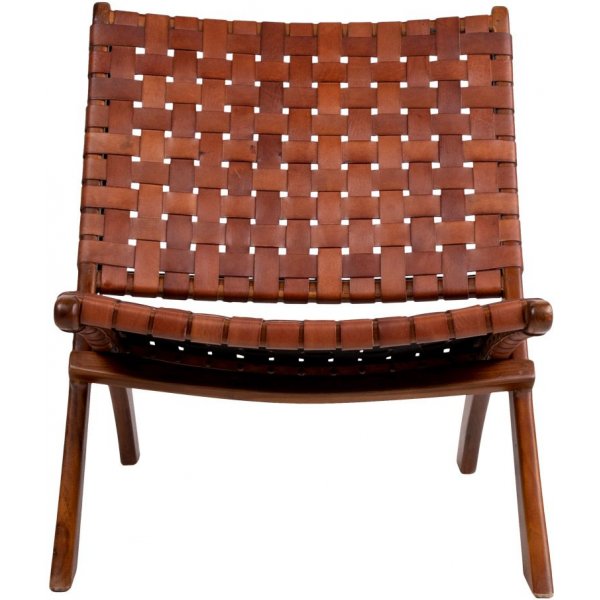 Perugia nojatuoli - ruskea/tiikki Perugia nojatuoli - ruskea/tiikki