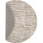 Milos matto 200 cm - Beige/valkoinen
