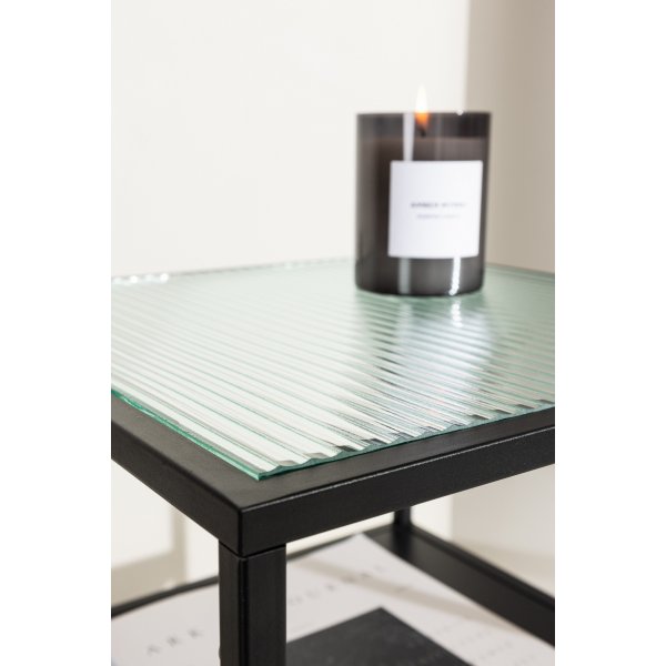 Sao Paulo sivup�yt� 40 x 40 cm - Musta