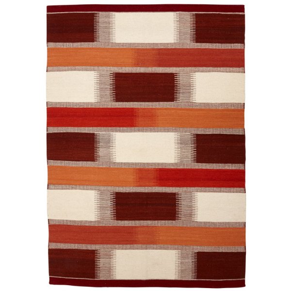 Kilim matto Poncho - punainen