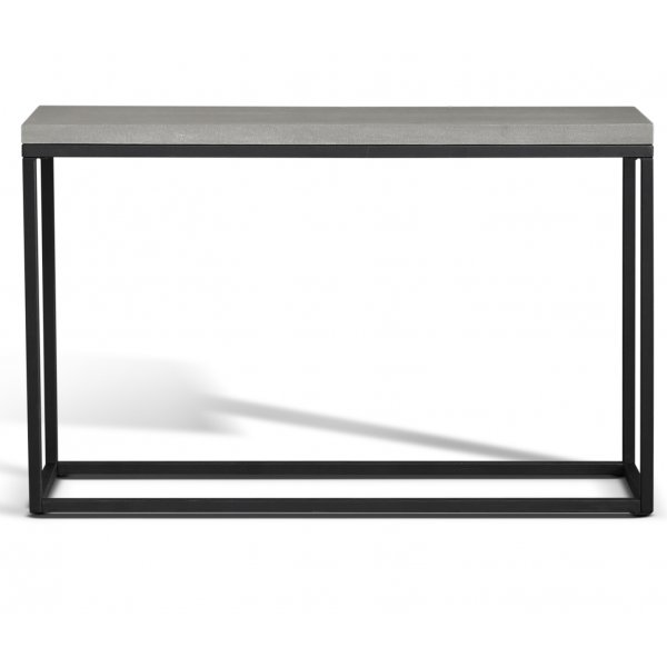 Lava-konsolipyt - Sementti / musta + Huonekalujen jalat
