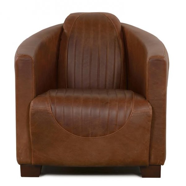 Heritage-klubinojatuoli - Aniliininahka (stripes) Heritage-klubinojatuoli - Aniliininahka (stripes)