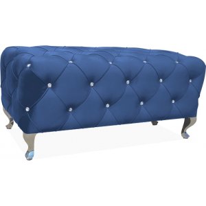 Hestia pouf 100 cm - Sininen sametti