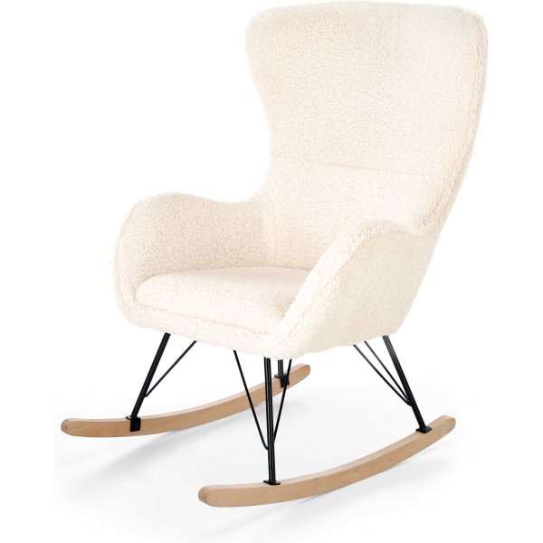 Doro keinutuoli - Kermanvalkoinen/musta + Huonekalujen tahranpoistoaine Doro keinutuoli - Kermanvalkoinen/musta + Huonekalujen tahranpoistoaine