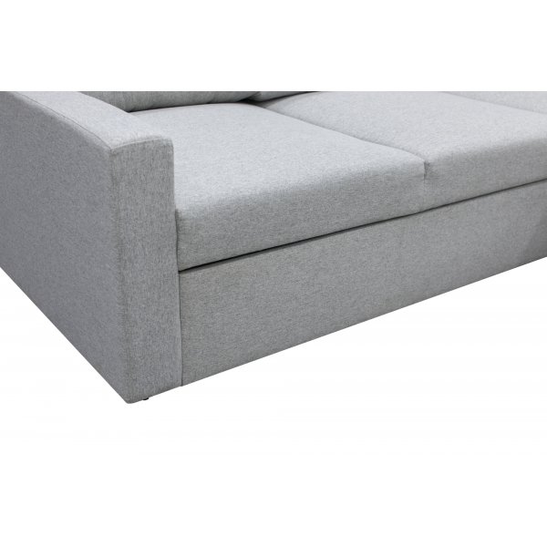 Dream vuodesohva silytyksell (kulmasohva) vasen - Tummanharmaa