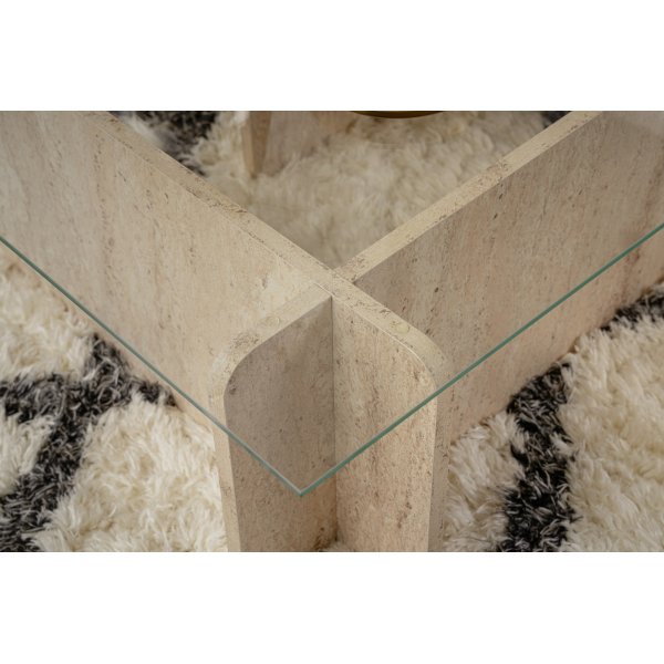 Vetrino sohvapöytä - Travertiini/marmori Vetrino sohvapöytä - Travertiini/marmori