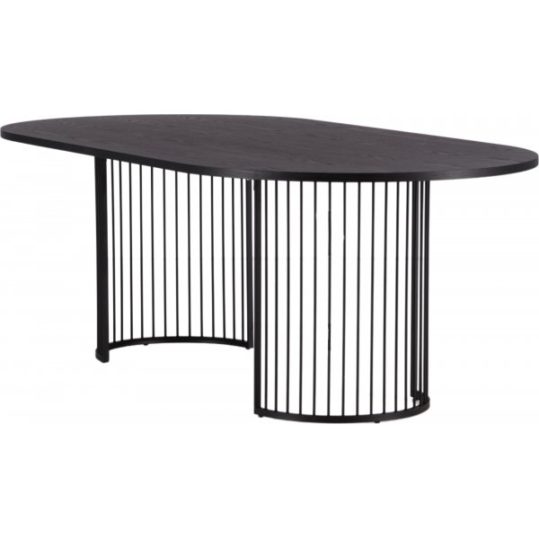 Ruokapyt 220 x 110 cm - Musta